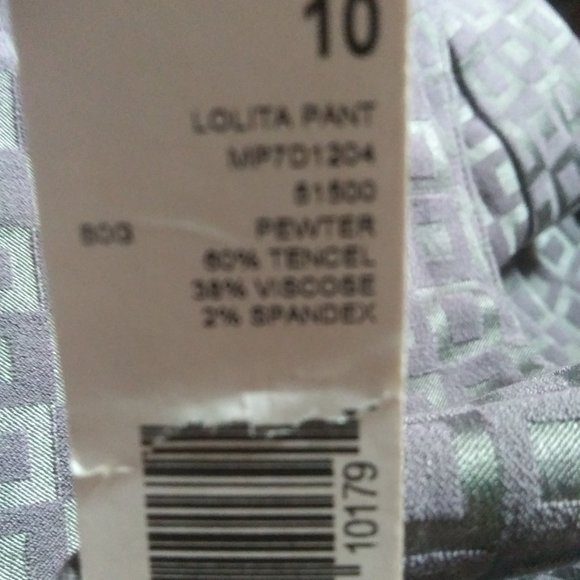 Tahari Elie Tahari Lolita Pants  Pewter size 10 - Picture 4 of 11